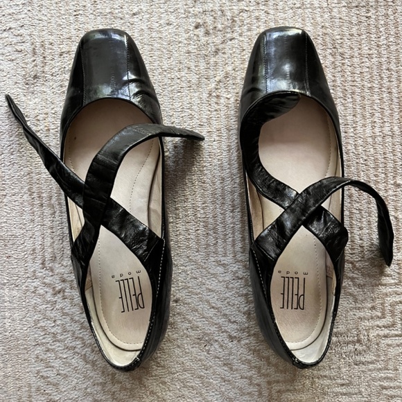 Eel skin ladies shoes - Picture 5 of 8